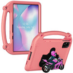 Tablet Case for Xiaomi Redmi Pad Pro / Pad Pro 5G / Pad 2 Pro / Poco Pad M1 / Lenovo Idea Tab Plus / Honor Pad 10 , Motorcycle Kickstand Shockproof Cover with Handle