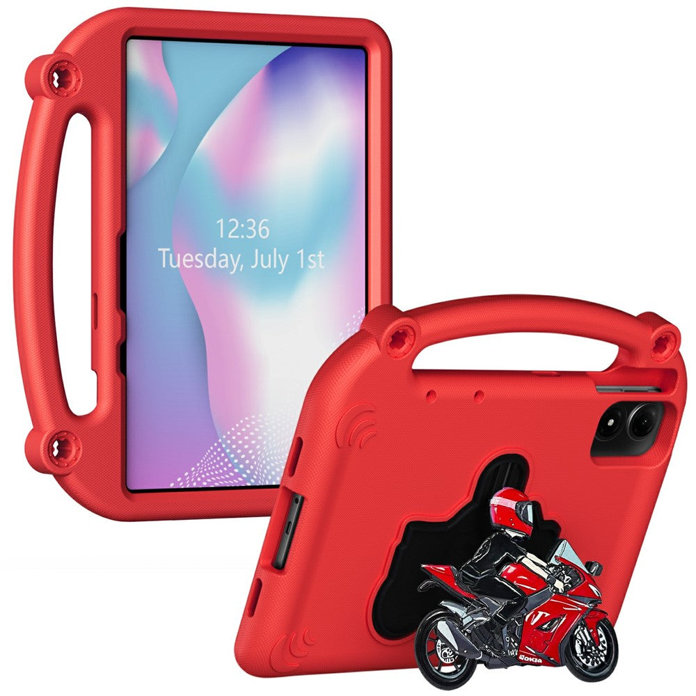 Tabletcover til Xiaomi Redmi Pad Pro / Pad Pro 5G / Pad 2 Pro / Poco Pad M1 / Lenovo Idea Tab Plus / Honor Pad 10, Stødsikkert cover med motorcykelstøtteben og håndtag
