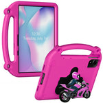 Tabletcover til Xiaomi Redmi Pad Pro / Pad Pro 5G / Pad 2 Pro / Poco Pad M1 / Lenovo Idea Tab Plus / Honor Pad 10, Stødsikkert cover med motorcykelstøtteben og håndtag