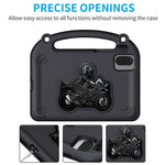 Tabletcover til Honor Pad X10 Pro / X9 / X9a / X8 Pro / X8a / X8b, motorcykelstativ Stødsikkert Cover med Håndtag