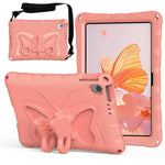 For Xiaomi Redmi Pad 2 SE / Pad 2 9.7 Case Butterfly Kickstand EVA Tablet Cover with Shoulder Strap