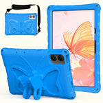 Tablet Case For Lenovo Idea Tab Plus / Xiaomi Redmi Pad 2 Pro / Pad Pro / Pad Pro 5G / Poco Pad 4G / Pad M1 / Honor Pad 20 / Pad V8 Pro / Pad 10 , Butterfly Kickstand EVA Cover with Shoulder Strap