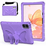 Surfplattaskal för Lenovo Idea Tab Plus / Xiaomi Redmi Pad 2 Pro / Pad Pro / Pad Pro 5G / Poco Pad 4G / Pad M1 / Honor Pad 20 / Pad V8 Pro / Pad 10, Fjärilsstöd EVA-skal med axelrem