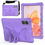 Surfplattaskal för Huawei MatePad 11.5 (2026) / MatePad 11.5 2025 / MatePad 11.5 S (2025) / Honor Pad V9 / Pad GT, Fjärilsstöd EVA-fodral med axelrem