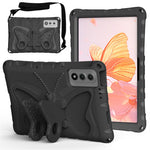 For Lenovo Yoga Tab 11.1 / TECNO Megapad SE Case Butterfly Kickstand EVA Tablet Cover with Shoulder Strap