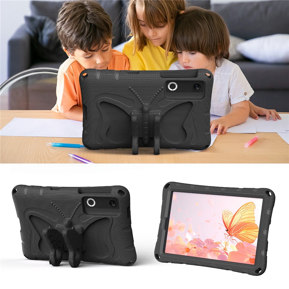 For Lenovo Legion Y700 (Gen 5) / Y700 Gen 4 Case Butterfly Kickstand EVA Tablet Cover with Shoulder Strap