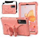 For Lenovo Legion Y700 (Gen 5) / Y700 Gen 4 Case Butterfly Kickstand EVA Tablet Cover with Shoulder Strap