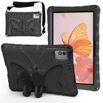 Tablet Case For Honor Pad X9 / Pad X8a / Pad X8b / Infinix XPAD 30E / Xpad 20 / TECNO Megapad 11 , Butterfly Kickstand EVA Cover with Shoulder Strap