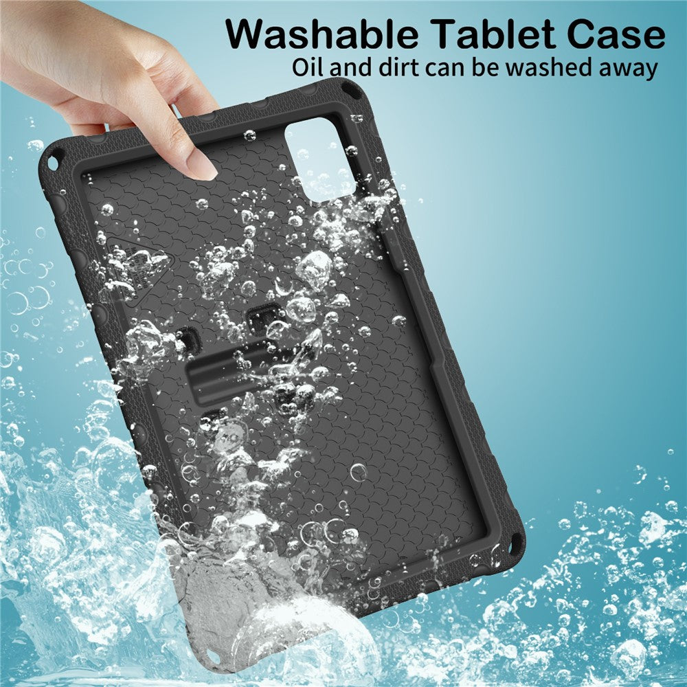 Tablet Case For Honor Pad X9 / Pad X8a / Pad X8b / Infinix XPAD 30E / Xpad 20 / TECNO Megapad 11 , Butterfly Kickstand EVA Cover with Shoulder Strap