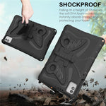 Tablet Case For Honor Pad X9 / Pad X8a / Pad X8b / Infinix XPAD 30E / Xpad 20 / TECNO Megapad 11 , Butterfly Kickstand EVA Cover with Shoulder Strap