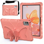 Tablet Case For Honor Pad X9 / Pad X8a / Pad X8b / Infinix XPAD 30E / Xpad 20 / TECNO Megapad 11 , Butterfly Kickstand EVA Cover with Shoulder Strap