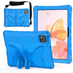 Tablet Case For Xiaomi Poco Pad X1 / Pad 8 / Pad 8 Pro / Pad 7 / Pad 7 Pro , Butterfly Kickstand EVA Cover with Shoulder Strap