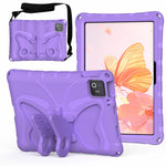 Tablet Case For Xiaomi Poco Pad X1 / Pad 8 / Pad 8 Pro / Pad 7 / Pad 7 Pro , Butterfly Kickstand EVA Cover with Shoulder Strap