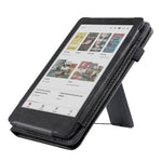 For Kobo Clara Colour / Clara BW Case Kickstand PU Leather E-Reader Cover with Hand Strap