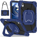 For Lenovo Idea Tab Pro Gen 2 / Xiaoxin Pad Pro 13 Case Silicone + PC Hand Grip Kickstand Tablet Cover with Shoulder Strap