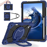 For Lenovo Idea Tab Pro Gen 2 / Xiaoxin Pad Pro 13 Case Silicone + PC Hand Grip Kickstand Tablet Cover with Shoulder Strap