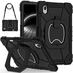 For Lenovo Idea Tab Pro Gen 2 / Xiaoxin Pad Pro 13 Case Silicone + PC Hand Grip Kickstand Tablet Cover with Shoulder Strap