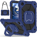 For Xiaomi Redmi Pad 2 SE Case Silicone + PC Hand Grip Kickstand Tablet Cover with Shoulder Strap