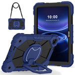 For Xiaomi Redmi Pad 2 SE Case Silicone + PC Hand Grip Kickstand Tablet Cover with Shoulder Strap
