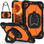 For Xiaomi Redmi Pad 2 SE Case Silicone + PC Hand Grip Kickstand Tablet Cover with Shoulder Strap