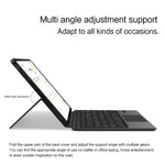 For Huawei MatePad Pro Max Leather Case + Touchpad Bluetooth-Compatible Keyboard (without Backlit)