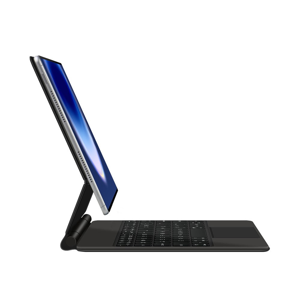 For Huawei MatePad Pro Max Magnetic Floating Bluetooth-Compatible Keyboard (English) + Leather Tablet Case