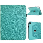For Samsung Galaxy Tab S11 Case Butterfly Flower Imprint Leather Tablet Cover with Rotary Stand Card Holder