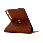 Samsung Galaxy Tab S10 FE+ Fodral Butterfly Flower Imprint Läder Surfplatta Fodral med Roterande Stativ Korthållare
