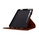 Samsung Galaxy Tab S10 FE+ Fodral Butterfly Flower Imprint Läder Surfplatta Fodral med Roterande Stativ Korthållare