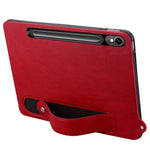 Tabletcover til Samsung Galaxy Tab S9 / Tab S9 FE / Tab S8 / Tab S7, håndrem, støtteben, lædercover
