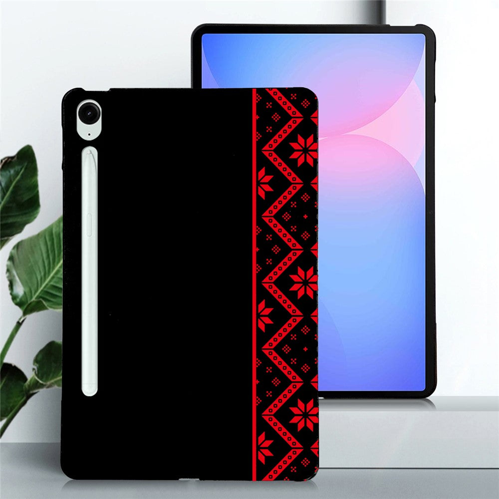 Til Samsung Galaxy Tab S10 FE+ Cover med Mønsterprint Blødt TPU Tablet Cover