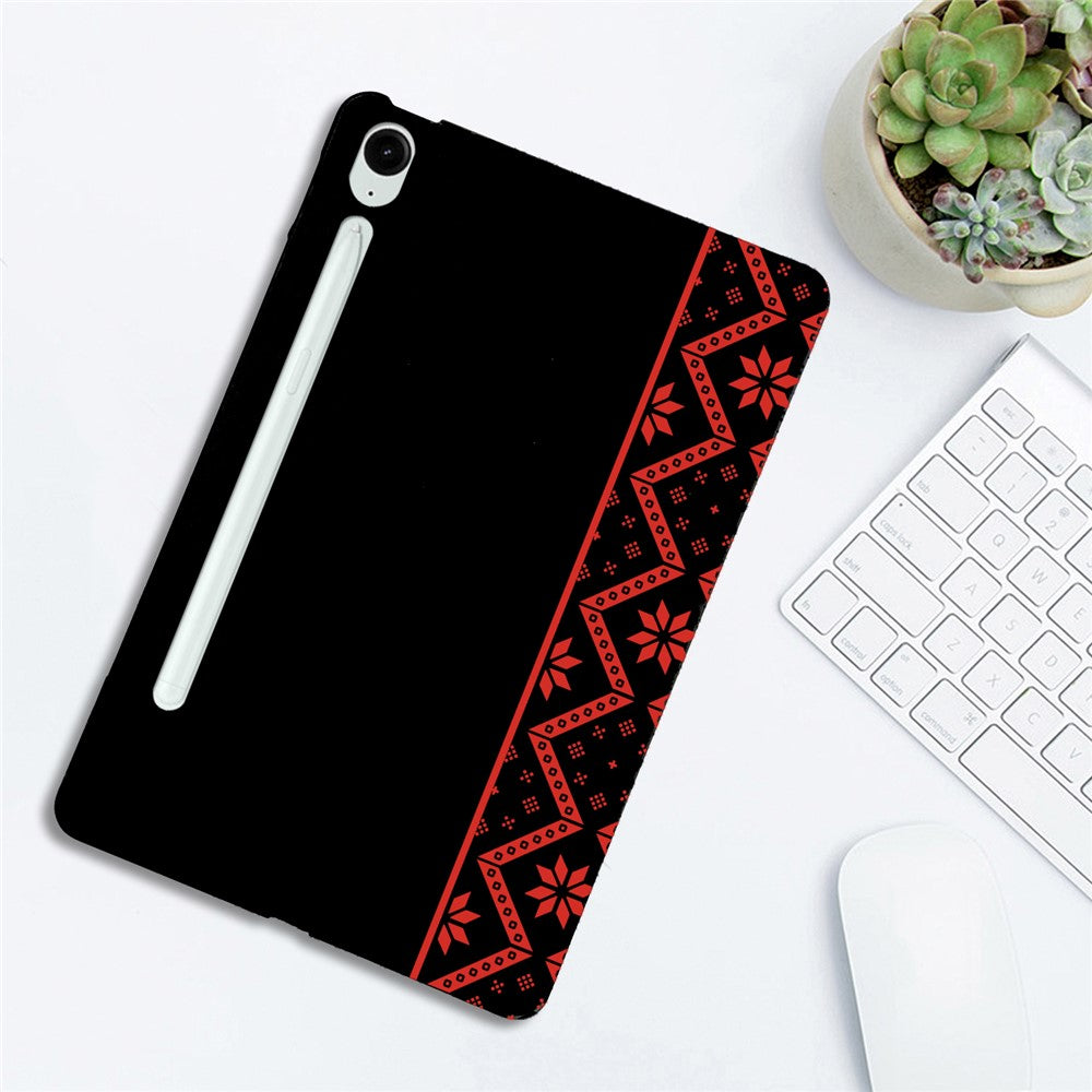 Til Samsung Galaxy Tab S10 FE+ Cover med Mønsterprint Blødt TPU Tablet Cover