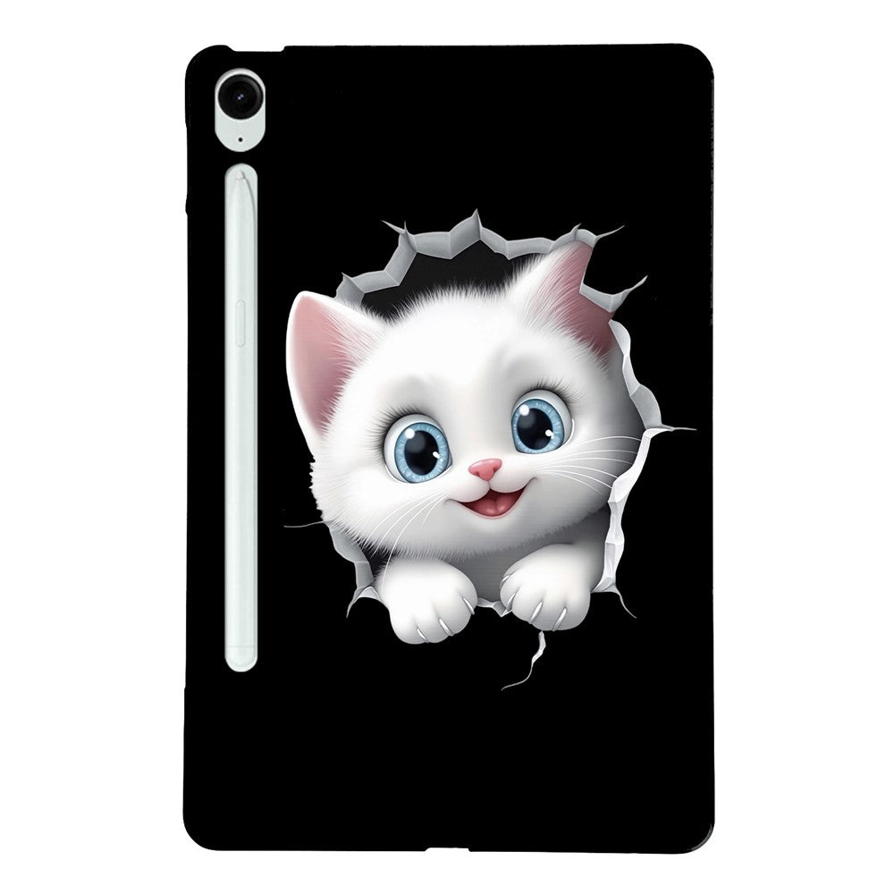 Til Samsung Galaxy Tab S10 FE+ Cover med Mønsterprint Blødt TPU Tablet Cover