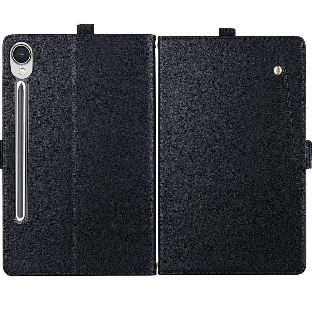 Til Samsung Galaxy Tab S9 FE / Tab S10 FE / Tab S10 Lite Cover Frontlomme Business Læder Tablet Cover med Kortlomme Stand