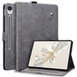 Til Samsung Galaxy Tab S9 FE / Tab S10 FE / Tab S10 Lite Cover Frontlomme Business Læder Tablet Cover med Kortlomme Stand