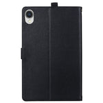 For Samsung Galaxy Tab S11 Case Front Pocket Business Leather Tablet Cover with Card Holder Stand