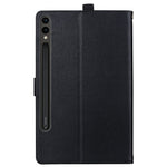 Samsung Galaxy Tab S8 Ultra / Tab S9 Ultra / Tab S10 Ultra / Tab S11 Ultra-lædercover til tablet med frontlomme, kortholder og stander
