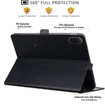 For Honor Pad X8a  /  Pad X8b Case Front Pocket Business Leather Tablet Cover with Card Holder Stand