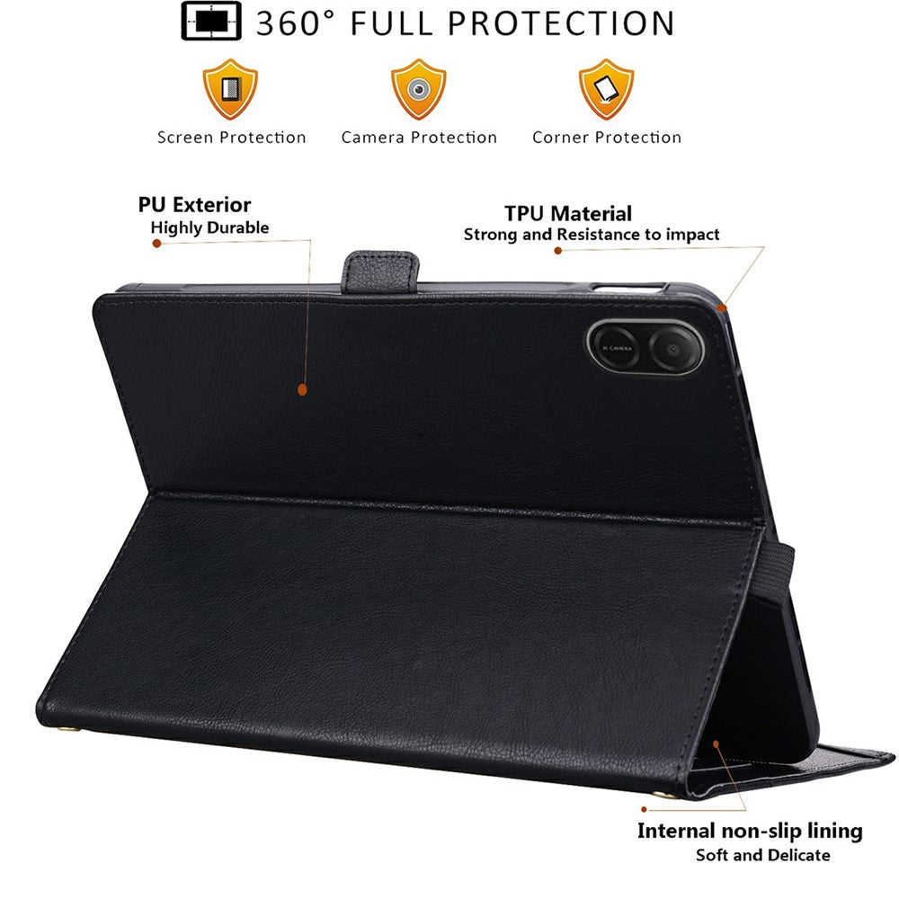 For Honor Pad X8a  /  Pad X8b Case Front Pocket Business Leather Tablet Cover with Card Holder Stand