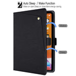 For Honor Pad X8a  /  Pad X8b Case Front Pocket Business Leather Tablet Cover with Card Holder Stand