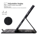 For Honor Pad X8a  /  Pad X8b Case Front Pocket Business Leather Tablet Cover with Card Holder Stand