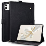 For Honor MagicPad 4  /  MagicPad 3 Pro 12.3 Case Front Pocket Business Leather Tablet Cover with Card Holder Stand