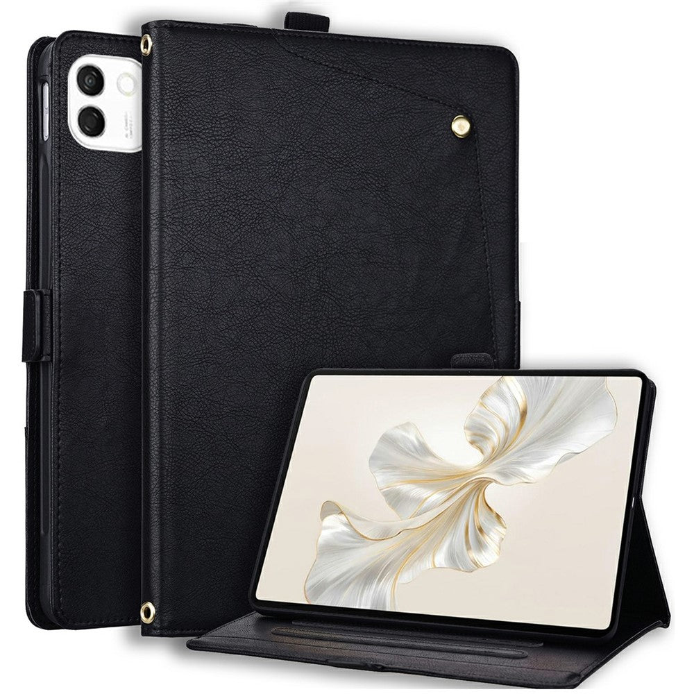 For Honor MagicPad 4  /  MagicPad 3 Pro 12.3 Case Front Pocket Business Leather Tablet Cover with Card Holder Stand