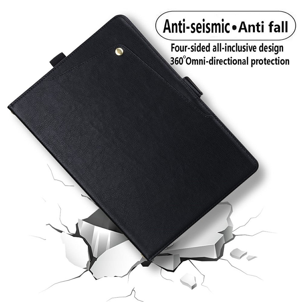 For Honor MagicPad 4  /  MagicPad 3 Pro 12.3 Case Front Pocket Business Leather Tablet Cover with Card Holder Stand