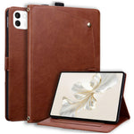 For Honor MagicPad 4  /  MagicPad 3 Pro 12.3 Case Front Pocket Business Leather Tablet Cover with Card Holder Stand