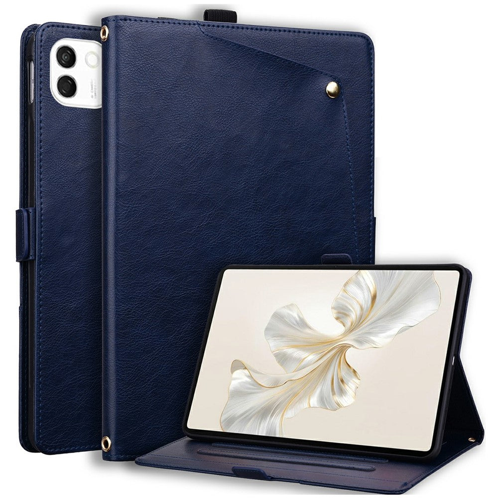 For Honor MagicPad 4  /  MagicPad 3 Pro 12.3 Case Front Pocket Business Leather Tablet Cover with Card Holder Stand