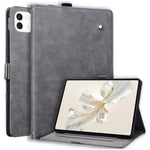 For Honor MagicPad 4  /  MagicPad 3 Pro 12.3 Case Front Pocket Business Leather Tablet Cover with Card Holder Stand