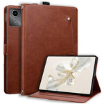 For Lenovo Xiaoxin Pad 2025  /  Pad 11 2024  /  Idea Tab  /  Tab K11 Gen 2  /  Tab M11 Case Front Pocket Business Leather Tablet Cover with Card Holder Stand