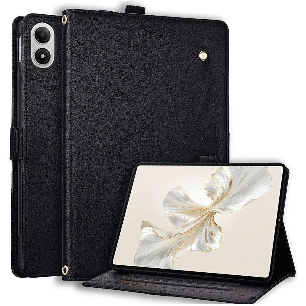 For Xiaomi Redmi Pad Pro  /  Pad Pro 5G  /  Pad 2 Pro  /  Poco Pad M1  /  Poco Pad 4G Case Front Pocket Business Leather Tablet Cover with Card Holder Stand
