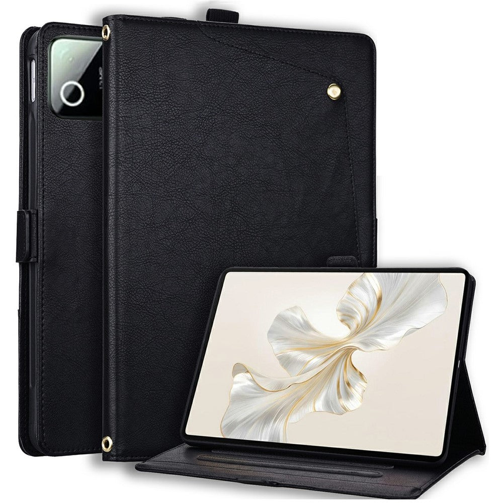 For Xiaomi Pad 7  /  Pad 7 Pro  /  Pad 8  /  Pad 8 Pro Case Front Pocket Business Leather Tablet Cover with Card Holder Stand